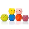 Squeaky Dog Toys -cute Funny Pigge Latex Dog Balls for Small