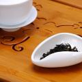 2pcs White Porcelain Tea Lotus Kung Fu Tea Set, Tea Spoon, Tea Tray