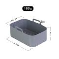 Air Fryer Silicone Basket Tray for Ninja Dz201 Air Fryer Gray