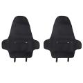 For Tesla Model 3 Seat Back Mat Anti-kick Pad Leather Rear Seat Black