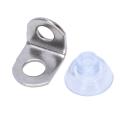 30x Glass Shelf Right Angle Suction Cup Fixing Support Clip Bracket