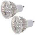 4 Led Gu10 Light Bulb 4w Cold White 85-265v