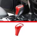 Car Red Gear Shift Knob Cover Trim for Toyota-tundra 2014-2021