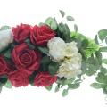 Rose Artificial Wedding Flowers Garland Wall Wedding Supplies C