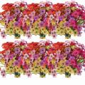 Artificial Outdoor Plants and Flowers 12 Bundles,multicoloured