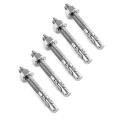 Wedge Anchor, Stainless Steel,3/8 Inch X 4 Inch, 5 Pcs