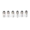 6x E12 to E14 White Bulb Converter Led Light Holder Lamp Adapter