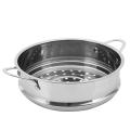 304 Stainless Steel Thickened Double Ear Skillet Matching Steamer