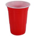 50pcs/set 450ml Red Disposable Plastic Cup Party Cup Bar Restaurant