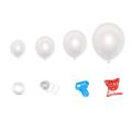 White Balloon Garland Arch Kit, 110pcs Mixed Sizes Balloons with Tool
