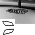 For Buick Regal Carbon Fiber Car Dashboard and Rear Vent Outlet Cover