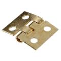 12pcs 1/12 Dollhouse Miniature Cabinet Closet Mini Hinges - Golden