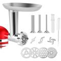 Grinder Attachments for Kitchenaid ,including Plates & Stuffers