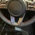 Steering Wheel Cover Trim Sticker Decoration for Kia Seltos 2019 2020