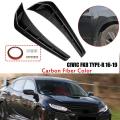 Glossy Black Air Vent Cover Trim Stickers for Honda Civic 10th 16-18