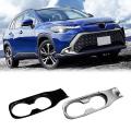 Glossy Black Cup Holder Cover for Toyota Corolla Cross 2021 2022 Rhd