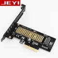 Jeyi Sk4 M.2 Nvme Ssd Ngff to Pcie X4 Adapter M Key Interface Card