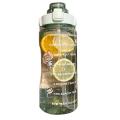 2l Sports Bottle with Straw Portable Summer Drinking Bottle Green