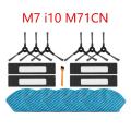 16pcs Spare Parts for Midea M7 I10 M71cn Side Brush Filter Mops Cloth