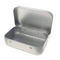 48 Pack Metal Rectangular Empty Hinged Tins Box Storage Kit