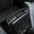 Car Armrest Box Switch Decoration Cover Trim Stickers, Carbon Fiber