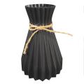 Plastic Vases Home Decoration Anti-ceramic Vases Black