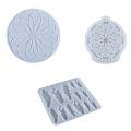 3pcs Diy Crystal Epoxy Mould Hanging Wall Decoration Silicone Mould B