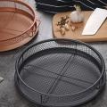 Mesh Baking Tray Non-stick Round Baking Pan Chips Crisping Basket B