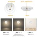 Led Night Light with Motion Sensor, Rechargeable Usb Smile Night Lamp