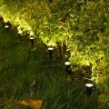 2x 10 In 1 Solar Lights Outdoors Waterproof for Garden Path Decor
