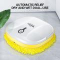 Smart Mopping Robot,automatic Floor Mopping Robot Wet and Dry, White