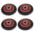 4pcs Roller Drum Dryer Fit for Whirlpool, Kenmore - 8536974 Replaces
