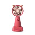 Usb Mini Handheld Fan Desktop Office Mute Charging Handheld Fan Red