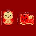 2022 Red Envelope Tiger Red Paper Lucky New Year Gift Cartoon Doll A
