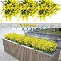 20 Bunches Of Artificial Flowers for Outdoor Decoration (yellow)