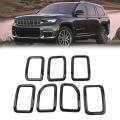 Car Front Grill Mesh Inserts Rings Covers Trim Inserts Kit