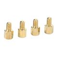 50 Pcs Brass Screw Pcb Standoffs Hexagonal Spacers M3 Male X M3 Female 5mm