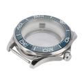 43.5mm Blue 316l Stainless Steel Case for Eta 2836 Pearl 2813