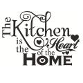Vinyl Kitchen Rules Room Decor Art Quote Wall Decal Stickers