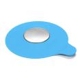 2 Pcs Silicone Tub Drain Stopper Cover Bathtub Plug Use(blue,grey)