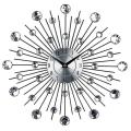 Vintage Metal Art Crystal Morden Wall Clock Clock Design Home Decor