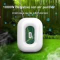 Personal Wearable Air Purifier Necklace Generator for Travel Red