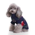 Dog Jumpers Christmas Turtleneck Sweater for Dogs and Cats Size M