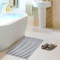 Non Slip Bath Mat with Suction Cups (16x25inch) (grey)