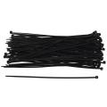 Cable Ties Cable Tie Wraps / Zip Ties Black 140 Mm X 2.5 Mm 100pcs
