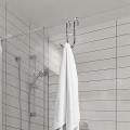 Shower Door Hooks, Towel Hanger for Bathroom, Door Hooks, Silver
