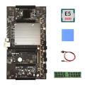 X79 Btc Mining Motherboard H61+e5 2630 Support 3060 Graphics Card