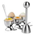 Stainless Steel Eggs Separator,4 Spoons,4 Cups,1 Shells Remover