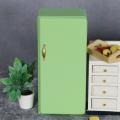 1/12 Dollhouse Miniature Wooden Refrigerator for Doll House