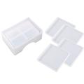 Silicone Coaster Molds for Resin Casting, Cups Mats, Home Decoration